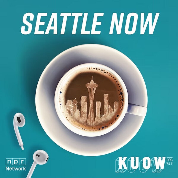 Seattle Now podcast logo from KUOW public radio