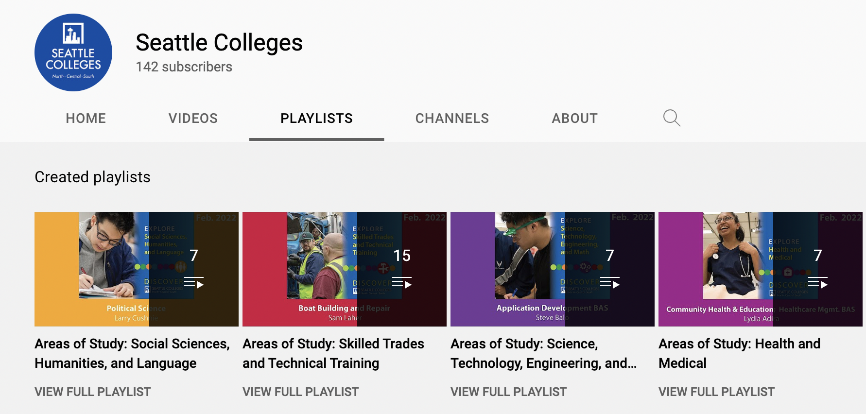 Screenshot of Discover YouTube Playlists