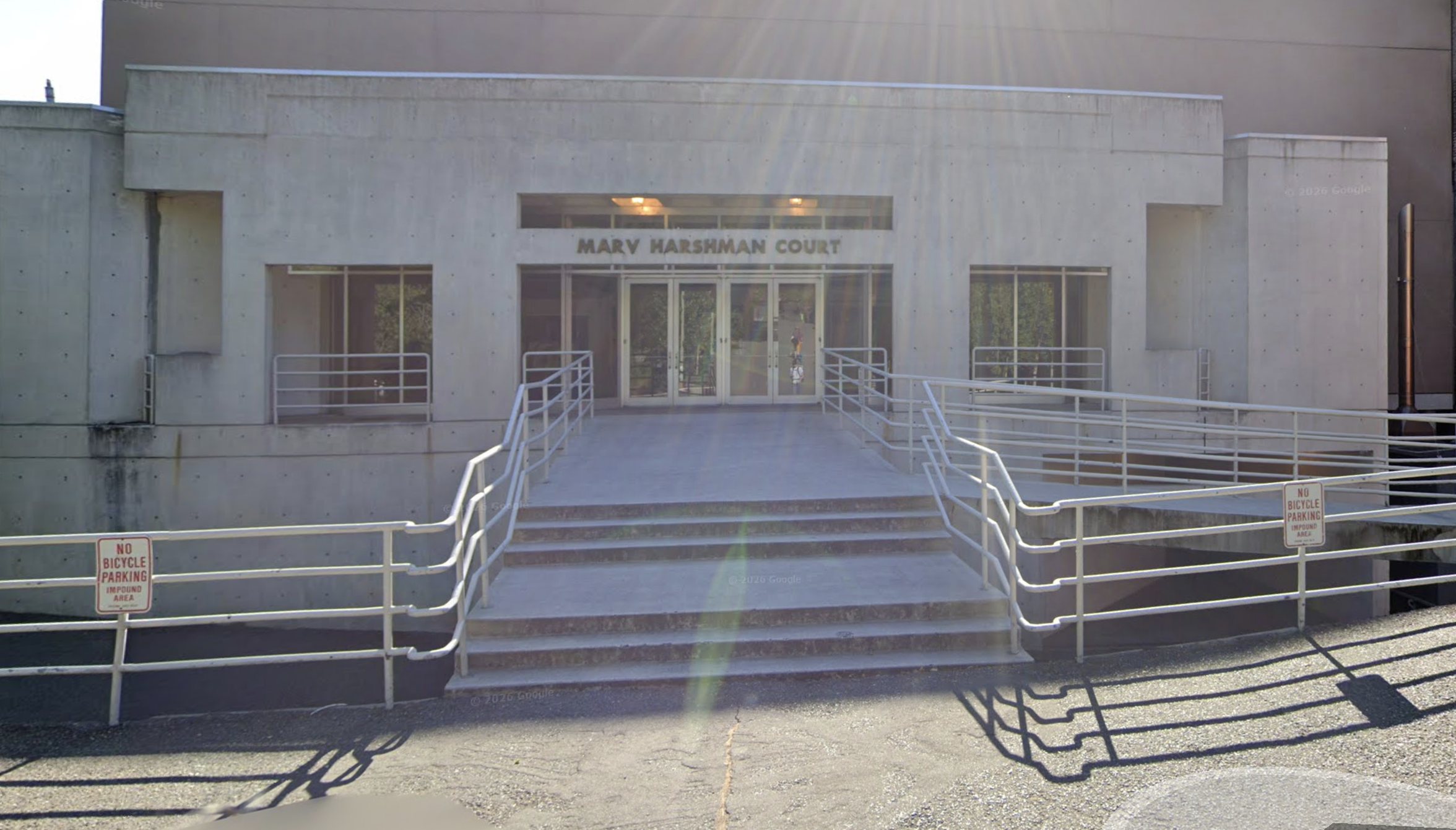 Marv Harshman Court building entrance