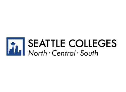 Seattle Colleges logo with North, Central, South