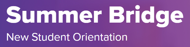 Summer Bridge Orientation