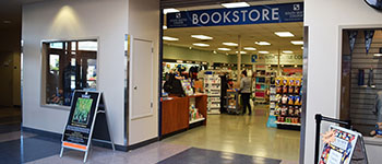Bookstore storefront at South Seattle College
