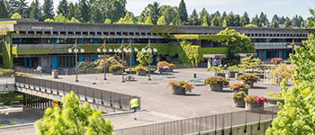 Brutalist architecture at North Seattle College