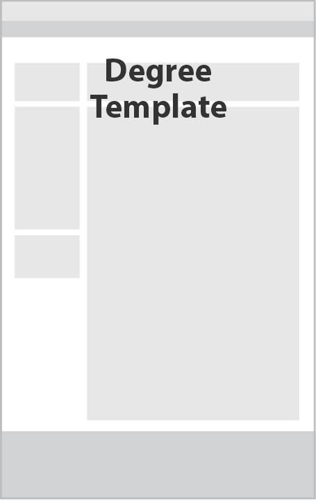 Degree wireframe