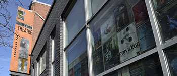 Erickson Theatre exterior and sign