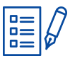 icon of a form checklist