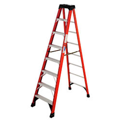 an A-frame ladder