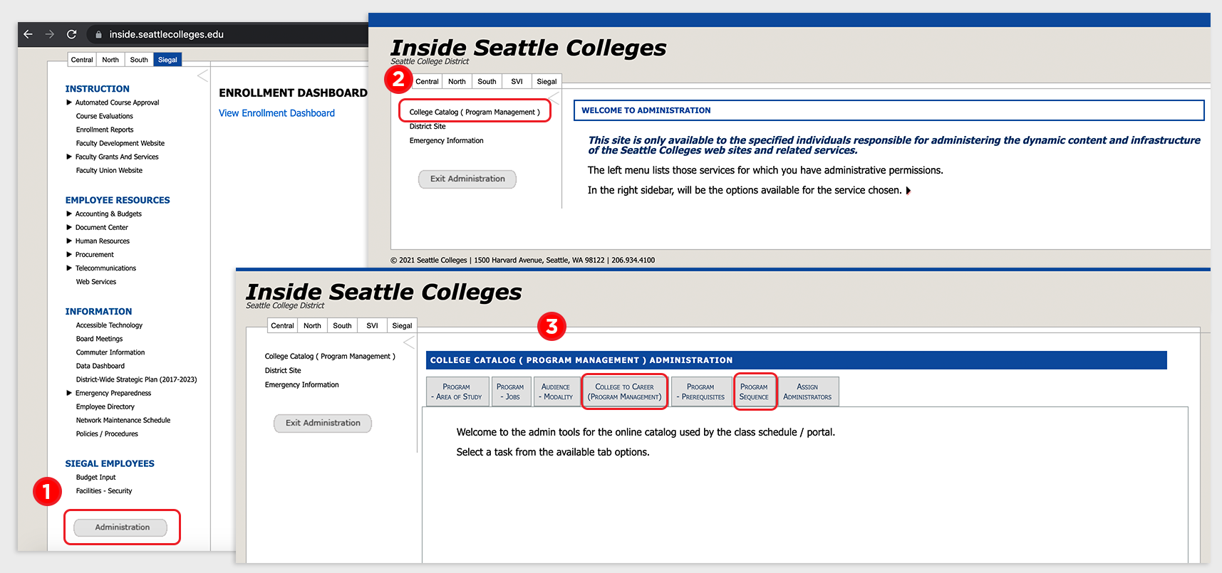 Log in to inside seattle colleges
