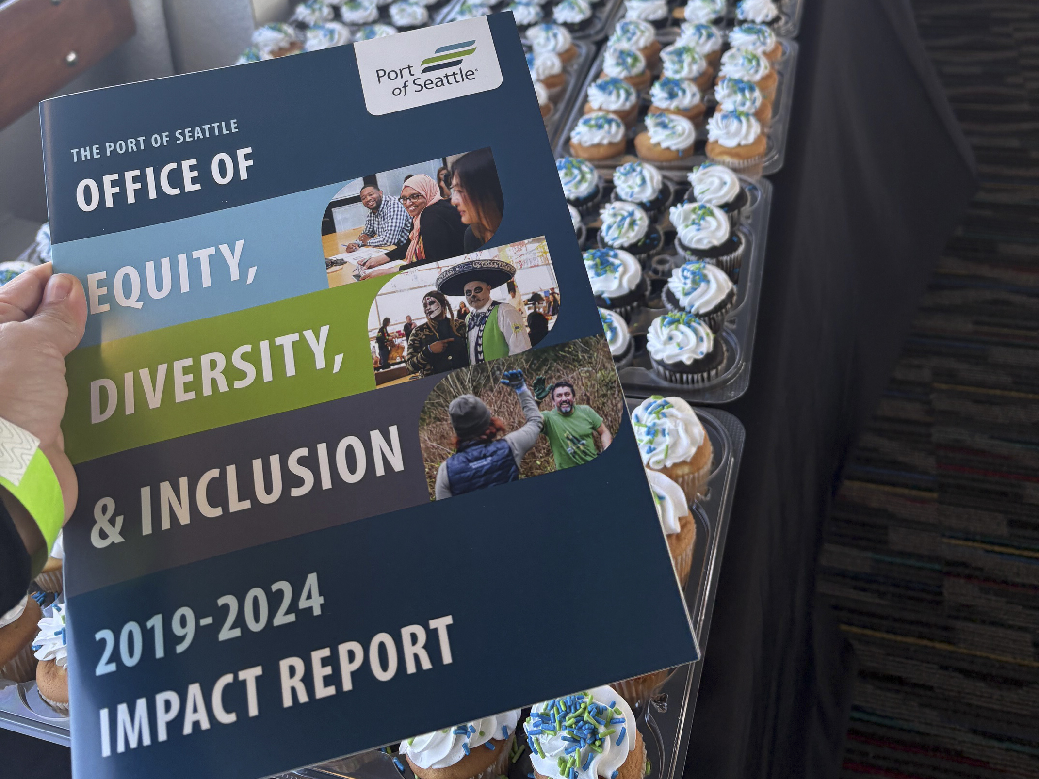 A booklet of the Port of Seattle's Office of Equity, Diversity and Inclusion's Impact Report