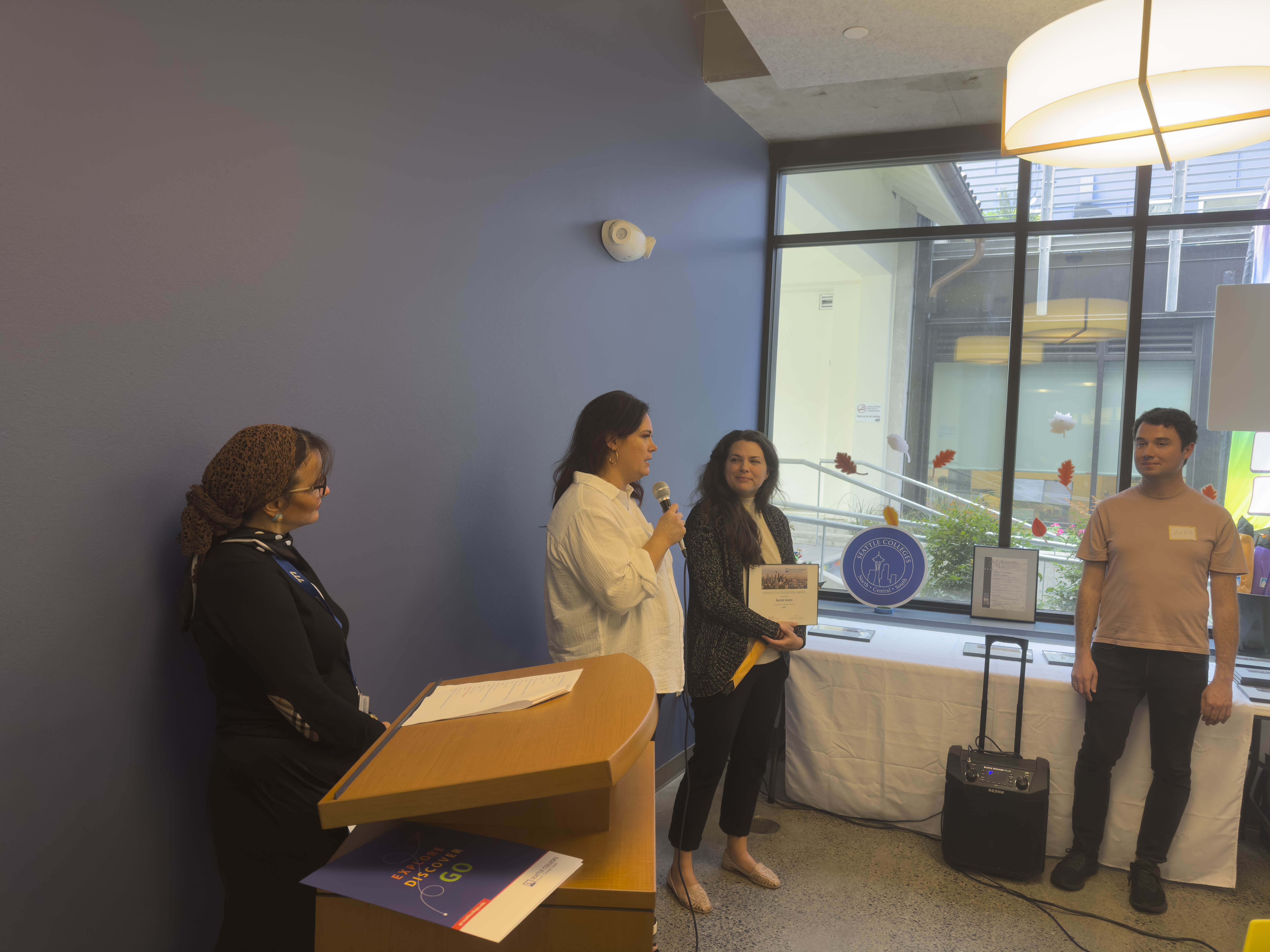 Honoring Rachel Andre. Details in Caption