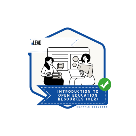 Badge - LEAD: Introduction to Open Education Resources (SBCTC'S OER 101)