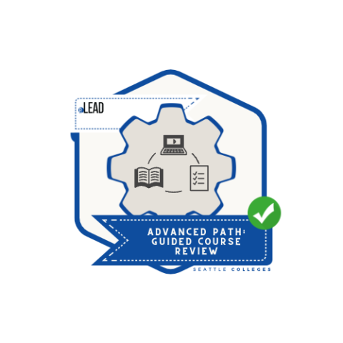 Badge - LEAD: Advanced Path: Guided Course Review