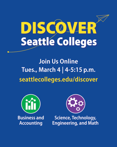 Business and Accounting, STEM areas of study online event image for Instagram